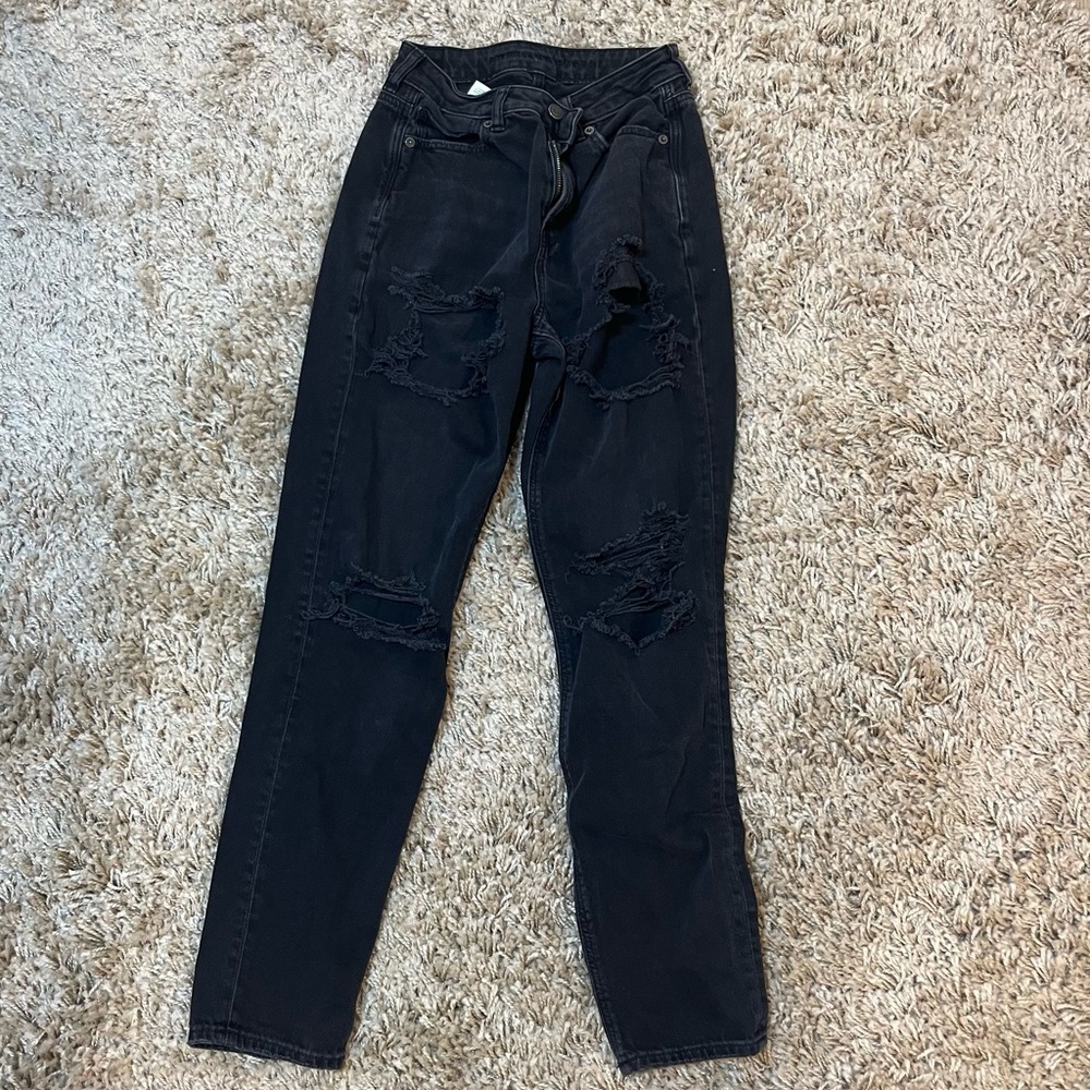 American eagle mom jeans size 2 long